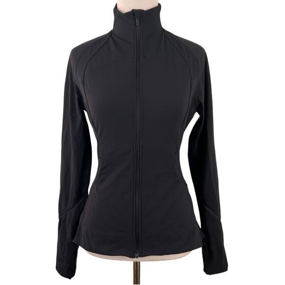 Lululemon Black Gait Keeper Jacket Size 4 - Picture 1 of 8